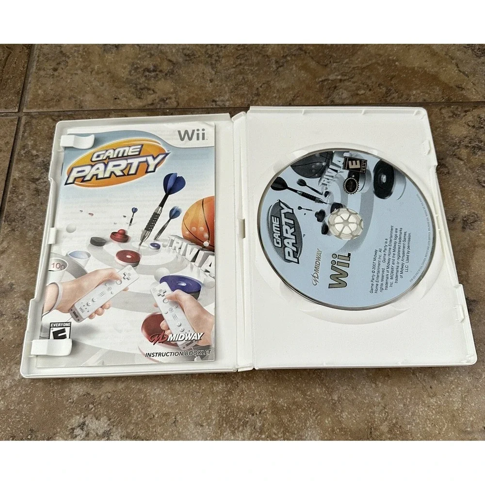 Game Party - Nintendo Wii Complete - Darts Air Hockey ML210